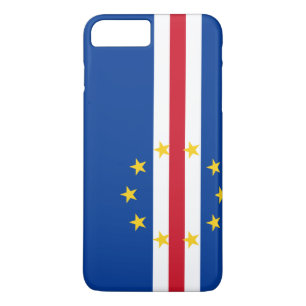 Coque iPhone 8 Plus/7 Plus Drapeau du Cap-Vert