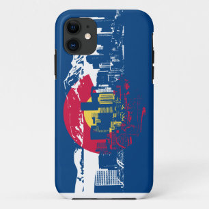 Case-Mate iPhone Case Drapeau du Colorado - horizon de Denver - cas de
