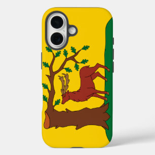 Coques iPhone 16 Drapeau du comté historique du Berkshire