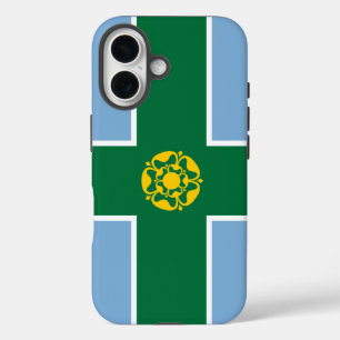Coques iPhone 16 Drapeau du Derbyshire