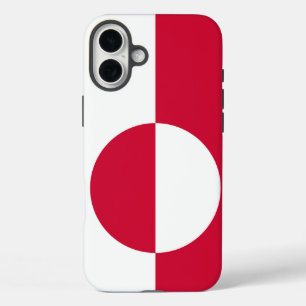 Coques iPhone 16 Plus Drapeau du Groenland