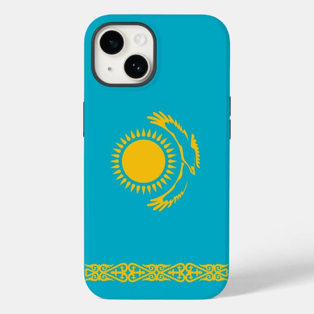 Coques Case-Mate iPhone Drapeau du Kazakhstan (Verso)