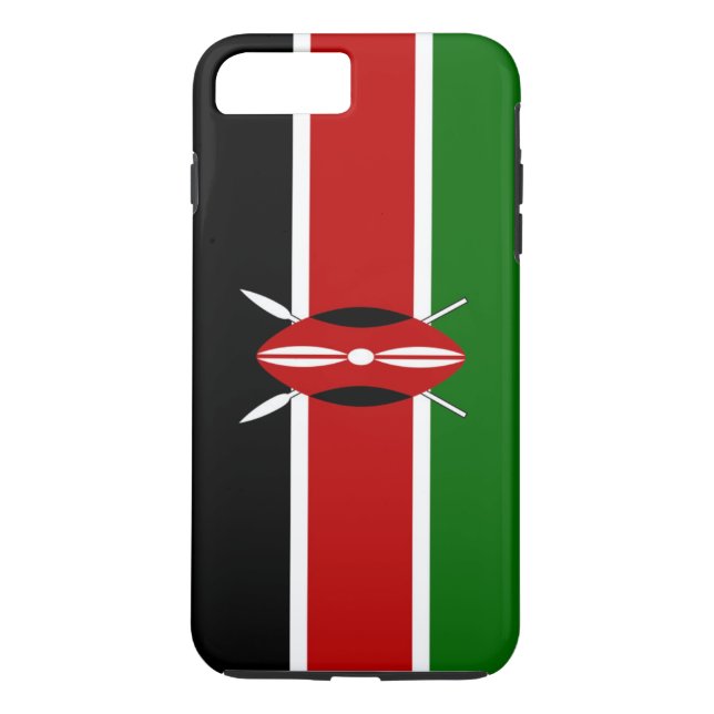 Coques Case-Mate iPhone Drapeau du Kenya (Dos)
