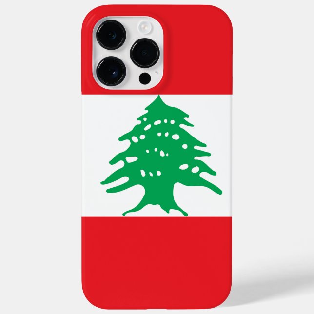 Coques Case-Mate iPhone drapeau du Liban (Verso)
