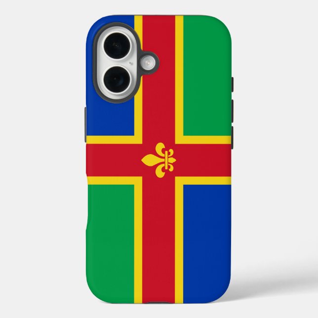 Coques Case-Mate iPhone Drapeau du Lincolnshire (Verso)
