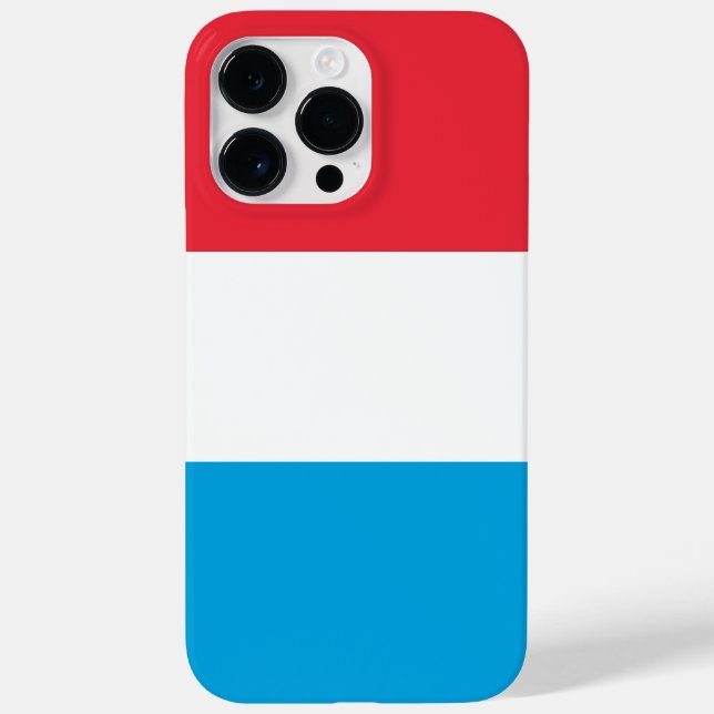 Coques Case-Mate iPhone Drapeau du Luxembourg (Verso)