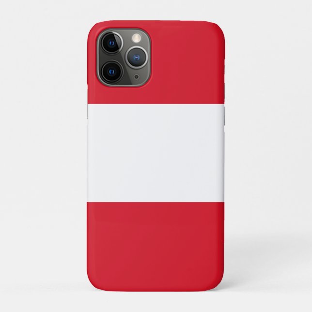 Coques Case-Mate iPhone Drapeau du Pérou (Dos)