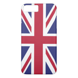 Coque iPhone 8 Plus/7 Plus Drapeau du Royaume-Uni patriotique