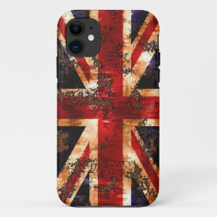 Etui iPhone Case-Mate Drapeau du Royaume-Uni patriotique rouillé