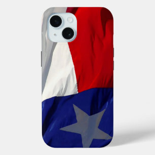 Coque Pour iPhone 15 Drapeau du Texas Pop Art