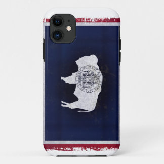 Coque iPhone 11 Drapeau du Wyoming