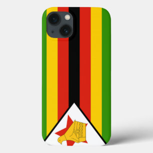 Etui iPhone 13 Drapeau du Zimbabwe