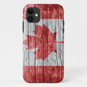 Case-Mate iPhone Case Drapeau en bois du Canada