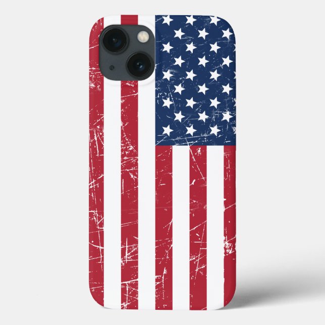Coques Case-Mate iPhone Drapeau éteint des USA (Verso)