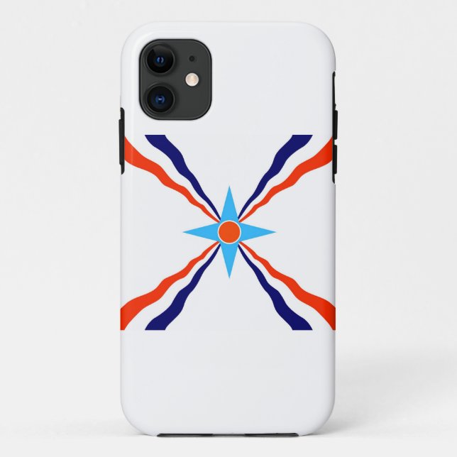 Coques Case-Mate iPhone drapeau ethnique du peuple assyrien (Dos)