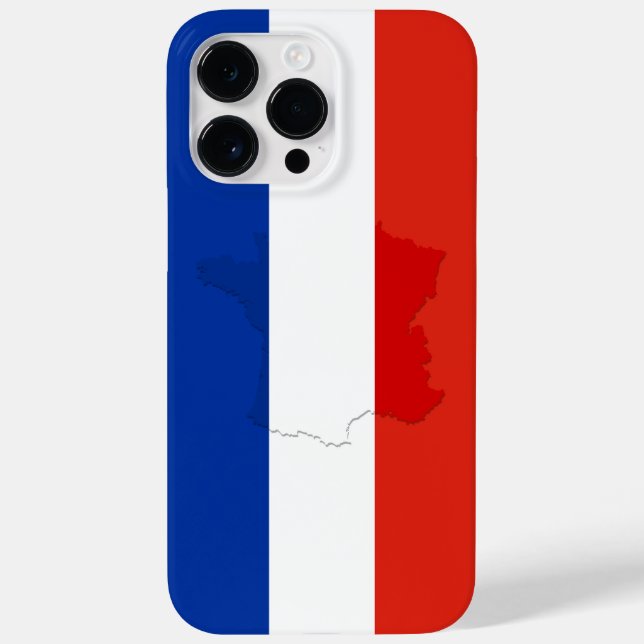 Coques Case-Mate iPhone drapeau français (Verso)