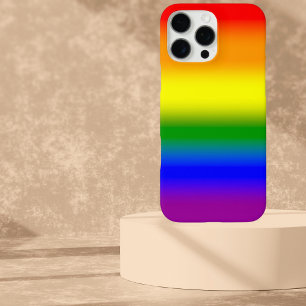 Coques iPhone 16 Pro Max Drapeau Gradient LGBTQ+ Rainbow Pride - Drapeau Ra