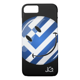 Coque Case-Mate Pour iPhone Drapeau grec souriant