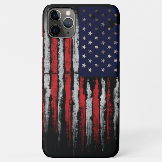 Coques Case-Mate iPhone Drapeau Grunge U.S.A (Dos)
