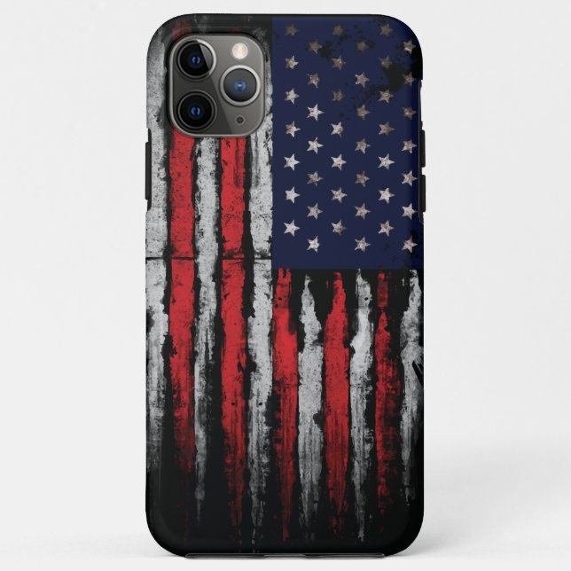 Coques Case-Mate iPhone Drapeau Grunge U.S.A (Dos)
