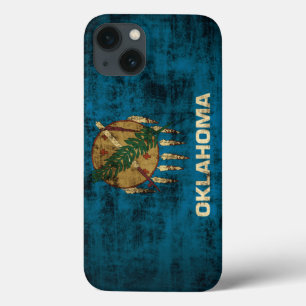 Coques Pour iPhone Drapeau grunge vintage de l'Oklahoma