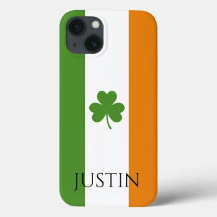 Case-Mate iPhone Case Drapeau irlandais St Patrick avec Shamrock   Perso