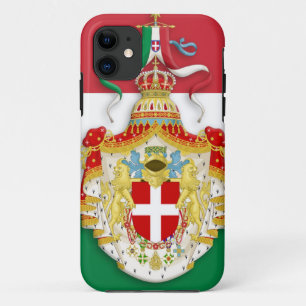 Etui iPhone Case-Mate Drapeau italien avec insigne du Royaume d'Italie
