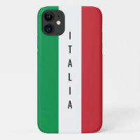 Drapeau italien de l'Italie nom personnalisé