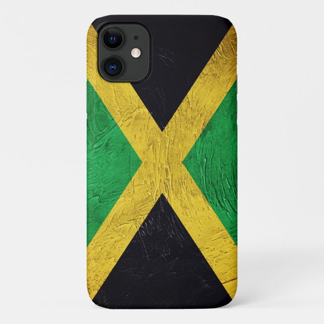Coques Case-Mate iPhone Drapeau jamaïcain (Dos)