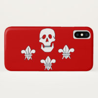 DRAPEAU JOLLY ROGER ET TROIS LIEUX