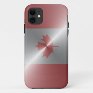 Case-Mate iPhone Case Drapeau métallique du Canada