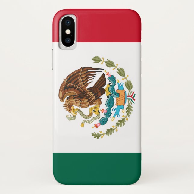 Coques Case-Mate iPhone Drapeau mexicain (Dos)