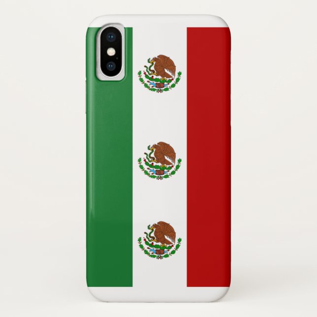 Coques Case-Mate iPhone Drapeau mexicain (Dos)