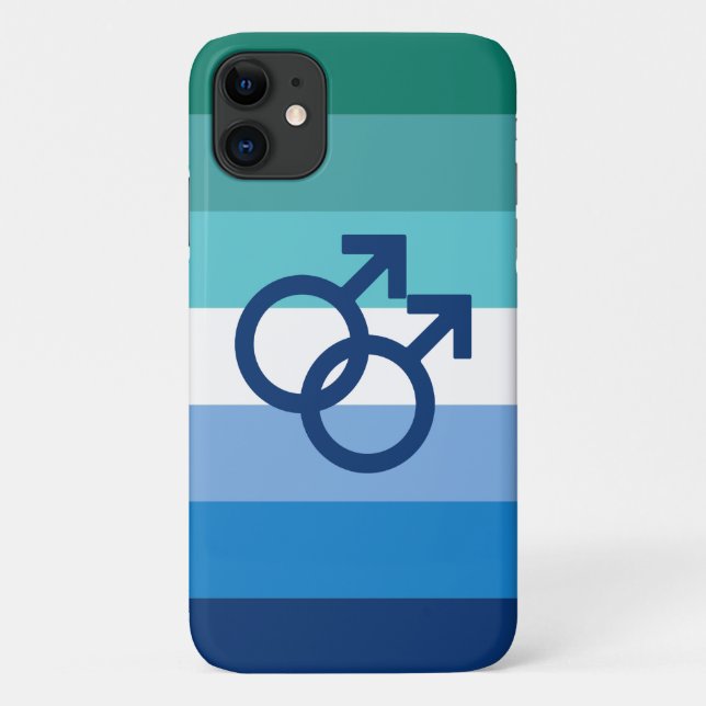 Coques Case-Mate iPhone Drapeau MLM Gay Male Pride (Dos)