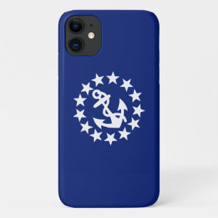 Etui iPhone Case-Mate Drapeau nautique américain Ancre sur bleu