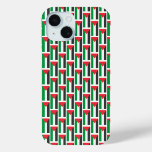 Coque Pour iPhone 15 Drapeau palestinien Free Palestine personnalisé
