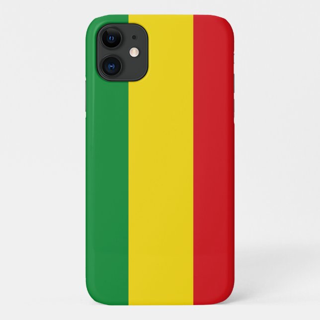 Coques Case-Mate iPhone Drapeau rastafarien Rasta Ethiopie (Dos)