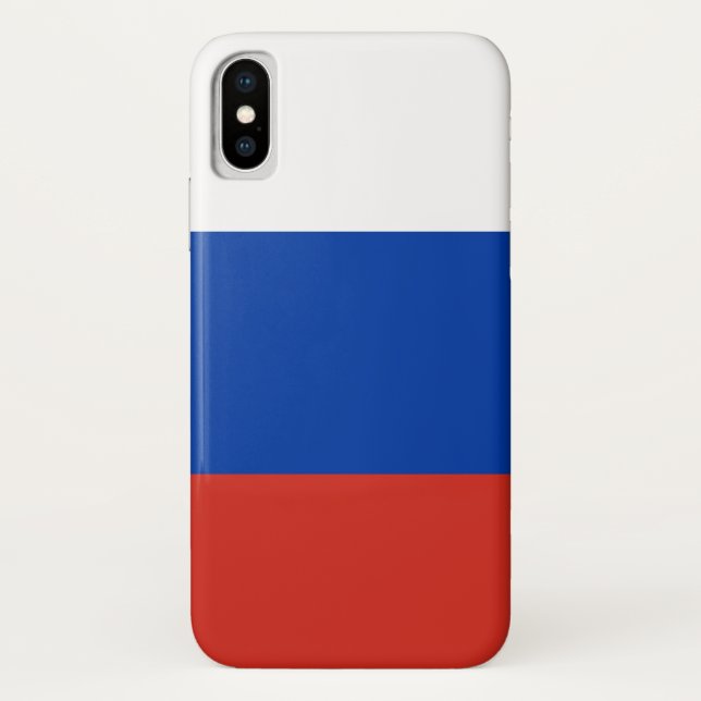 Coques Case-Mate iPhone Drapeau russe (Russie) (Dos)