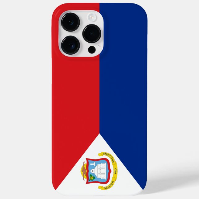 Coques Case-Mate iPhone Drapeau Sint Maarten (Verso)