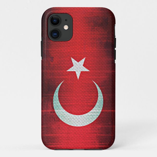 Coques Case-Mate iPhone Drapeau stylisé de Turquie (Dos)