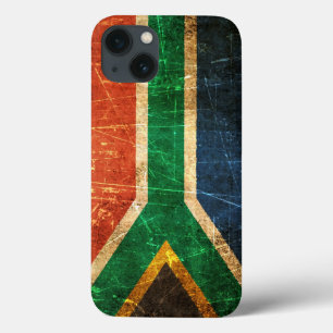 Case-Mate iPhone Case Drapeau sud-africain vintage rayé et porté