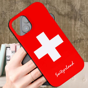 Coque Pour iPhone 15 Drapeau suisse Coque, Suisse mode Croix /sport