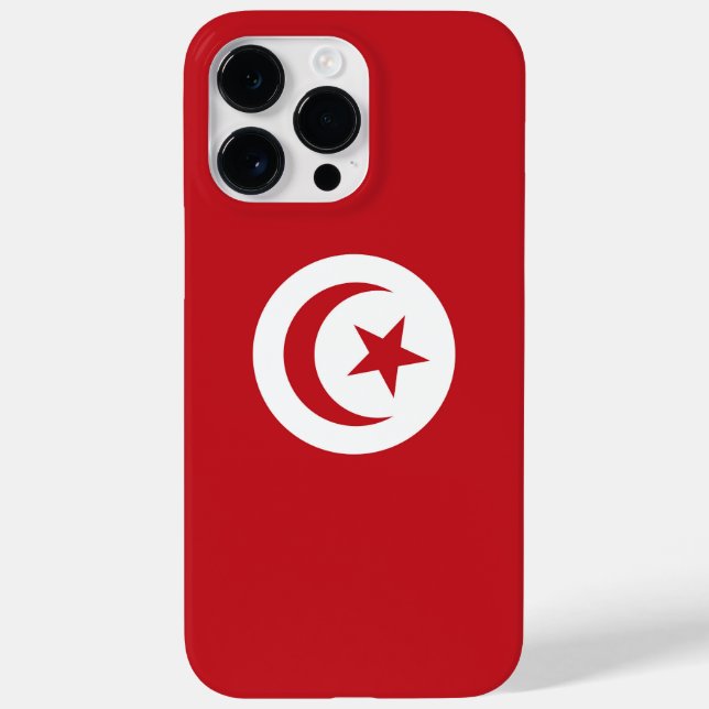 Coques Case-Mate iPhone Drapeau tunisien (Verso)