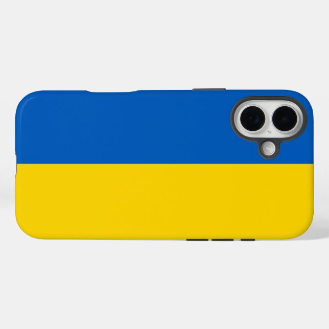 Coques Case-Mate iPhone Drapeau Ukraine (Verso (horizontal))