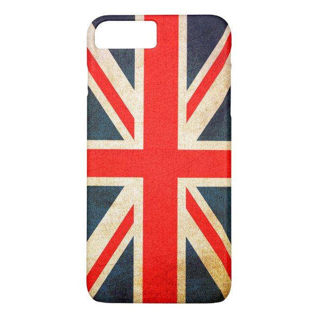 Coques Case-Mate iPhone Drapeau Union Jack à Grunge (Dos)