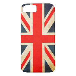 Coques Pour iPhone Drapeau Union Jack à Grunge