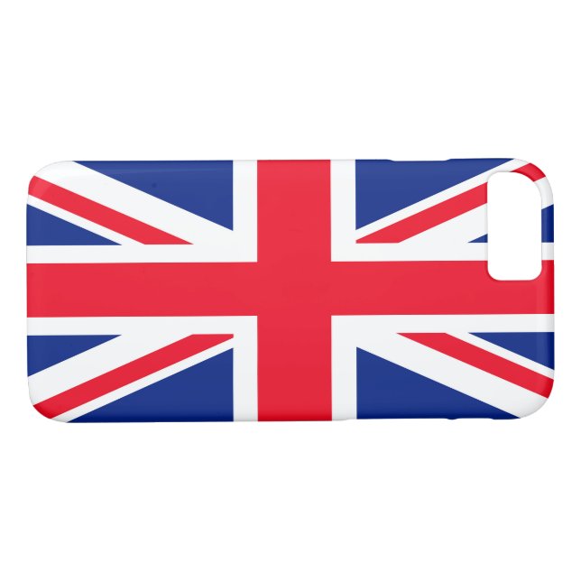 Coques Case-Mate iPhone Drapeau Union Jack du Royaume-Uni (Dos (Horizontal))