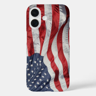 Coques iPhone 16 drapeau us