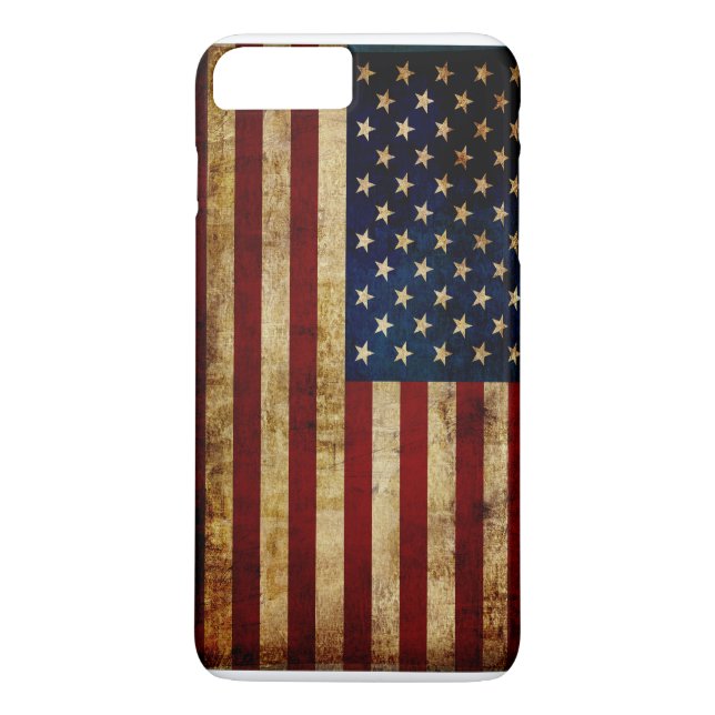 Coques Case-Mate iPhone Drapeau USA / Grunge (Dos)