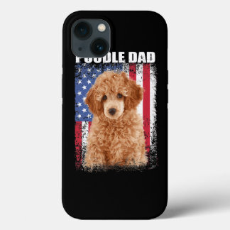 Case-Mate iPhone Case Drapeau Vintage Américain Poodé Papa Chien Cadeau 